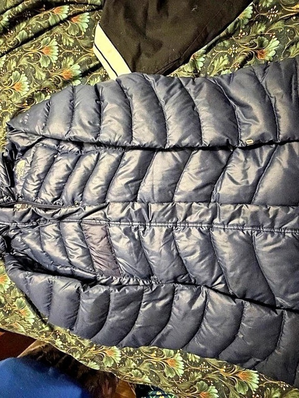 The North Face Metropolis Down Parka Blue Puffer Jacket